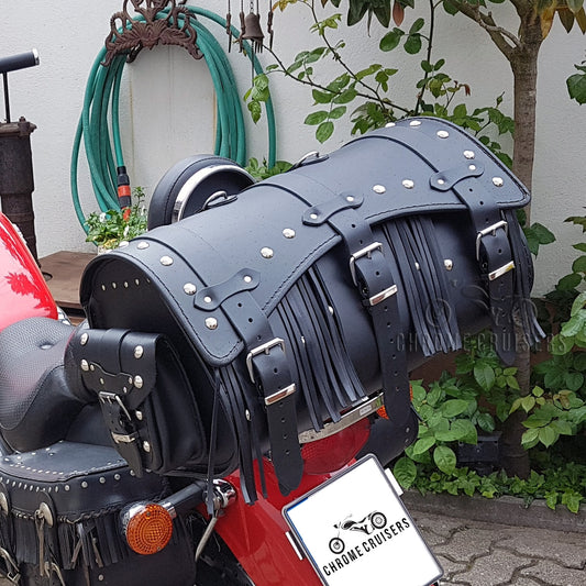 Sissy Bar Bag, Back Seat Bag, Rear Bag - Motorcycle Luggage with Lock - 32L