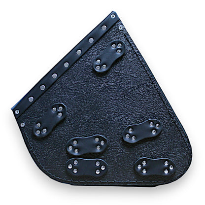 Leather Swingarm Saddlebag / Pannier Harley Davidson Softail Fatboy Breakout - Black