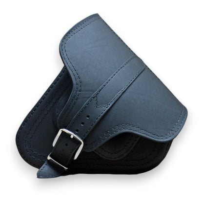 Leather Swingarm Saddlebag / Pannier Harley Davidson Softail Fatboy Breakout - Black