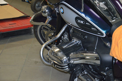 Engine Guard, Front Crash Bar - BMW R18 B Bagger - Black - Type 2