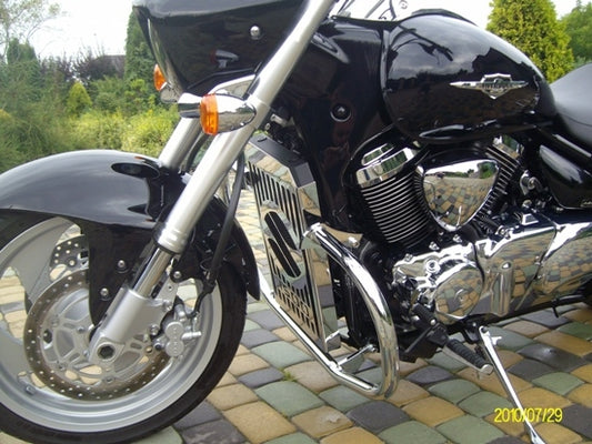 Engine Guard, Front Crash Bar - SUZUKI C1500T INTRUDER C90T BOSS CRASH BAR - Chrome