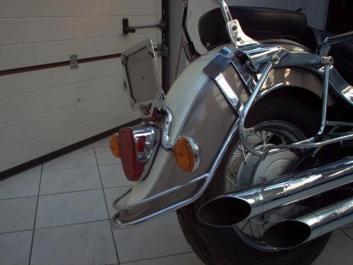 Rear Fender Trim - Chrome - Yamaha XVS650 Drag Star V-Star - Classic