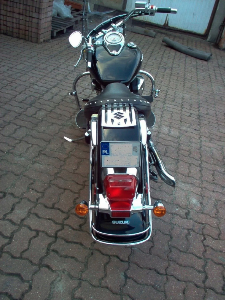 Rear Fender Trim - Chrome - Suzuki C800 Intruder / VL800 Volusia / C50 Boulevard