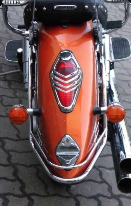 Rear Fender Trim - Chrome - Honda VTX1300  Retro