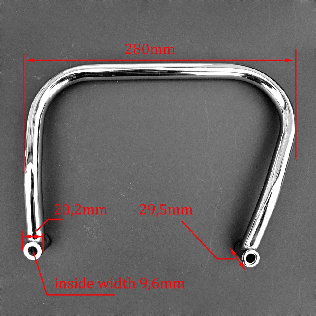 Yamaha XVS950 / XVS1300 Midnight Star V-Star Chrome Passenger Grip Handles