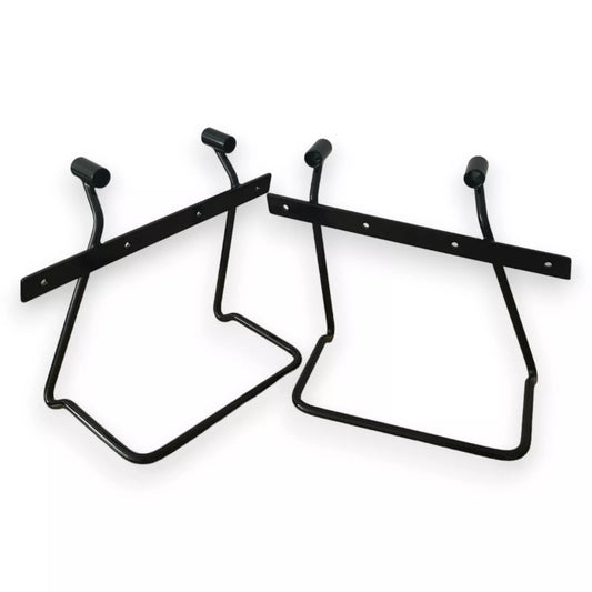 Saddlebag Support Brackets - Harley Davidson Softail / Fatboy 2018-up - Black