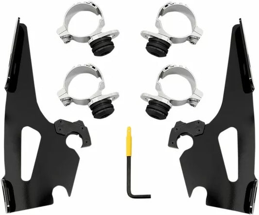 INDIAN SCOUT (2016-up) MOUNTING KIT TRIGGER-LOCK MEMPHIS FATS/SLIM POLISHED WINDSHADE