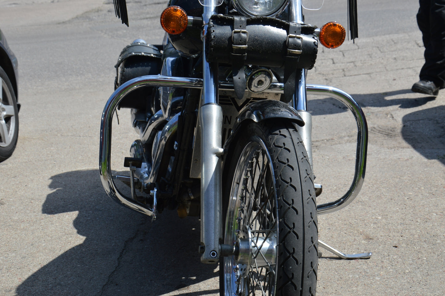 Engine Guard, Front Crash Bar - Kawasaki VN800 Vulcan Classic
