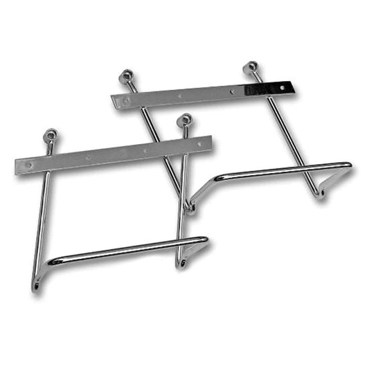 Yamaha Stryker 1300 (XVS1300 Custom) Chrome Saddlebag Support Brackets kit