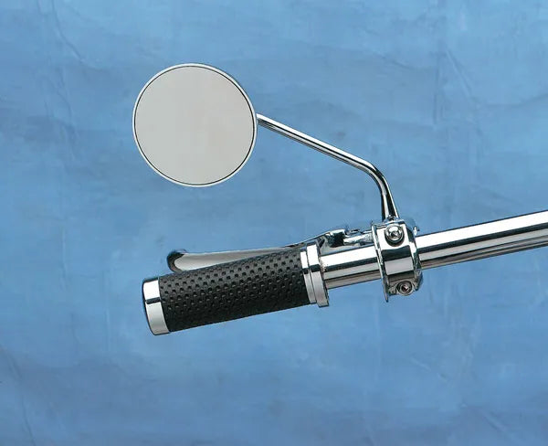 Drag Specialties Drag-Ness Round Stealth I Mirror