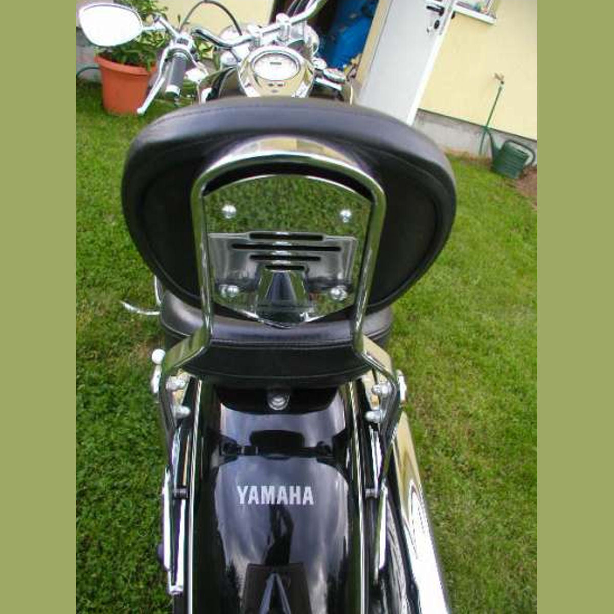 Passenger Backrest, Sissy Bar - Yamaha 1700 Warrior.