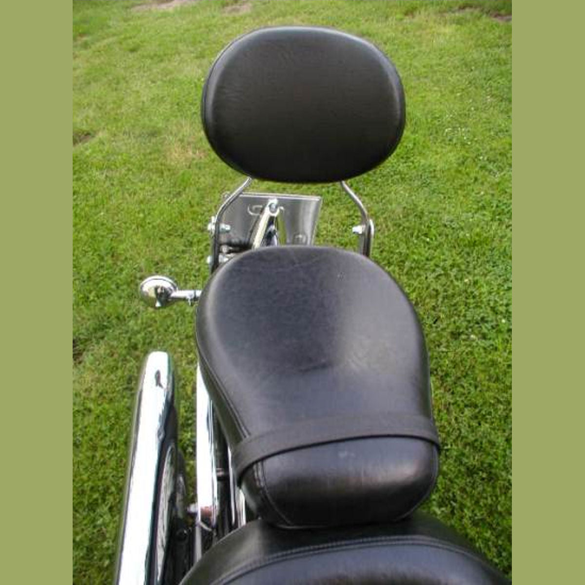 Passenger Backrest, Sissy Bar - Yamaha 1700 Warrior.